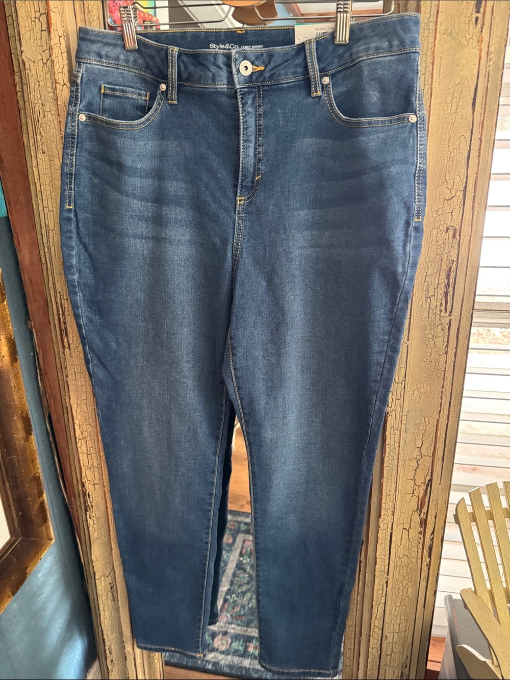 Style & Co. Women's Dark Blue Skinny Jeans